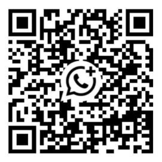 Código QR para unirte al grupo de WhatsApp del taller